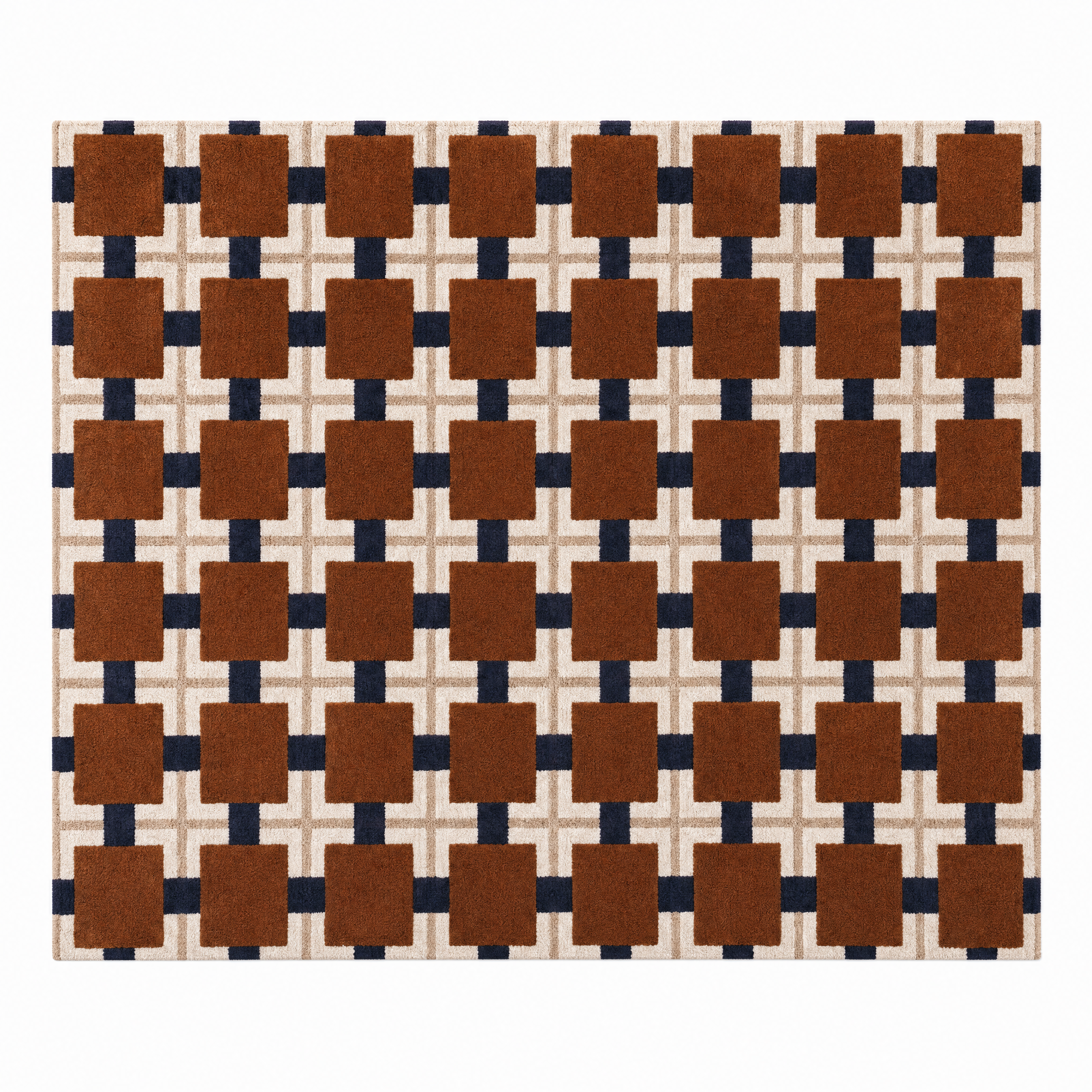 Geometric Grid Rug