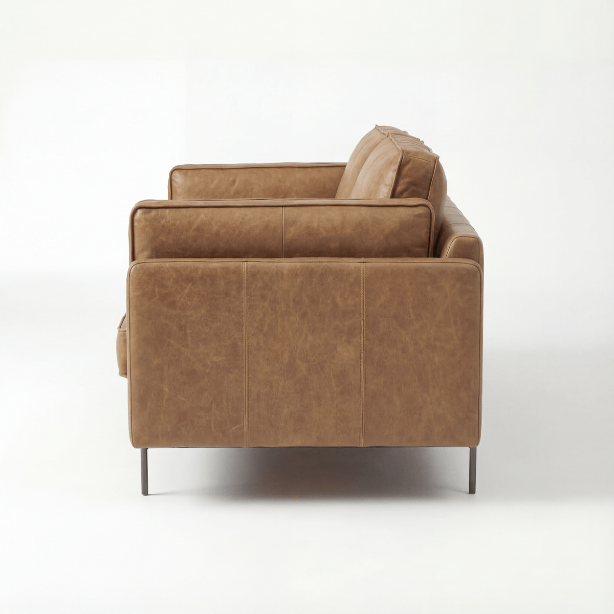 Hudson Leather Sofa - FURNIBLE.