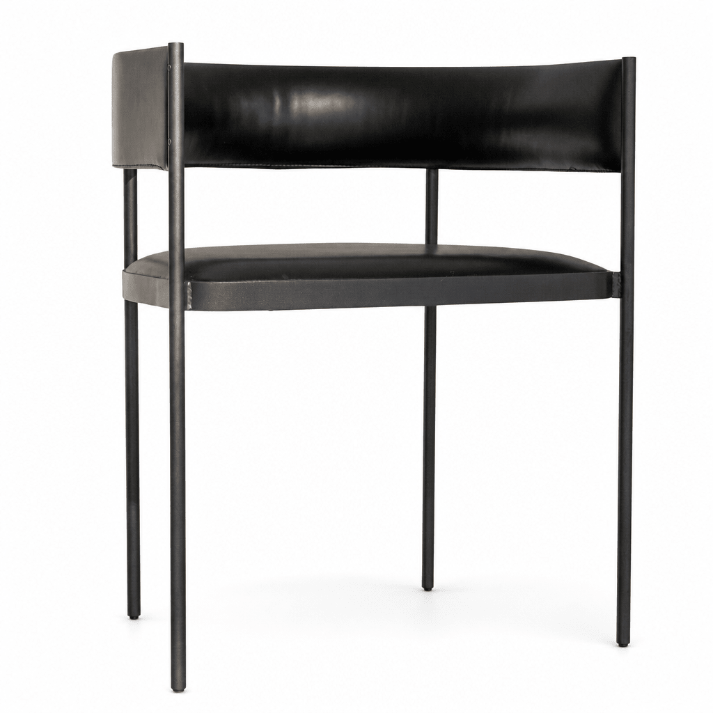 Industrial Frame Leather Chair - FURNIBLE.