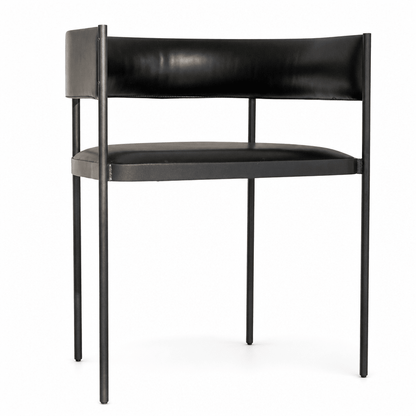 Industrial Frame Leather Chair - FURNIBLE.
