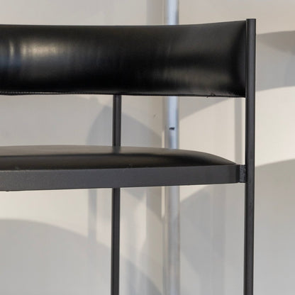 Industrial Frame Leather Chair - FURNIBLE.