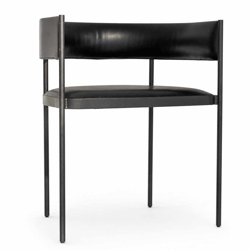 Industrial Frame Leather Chair - FURNIBLE.