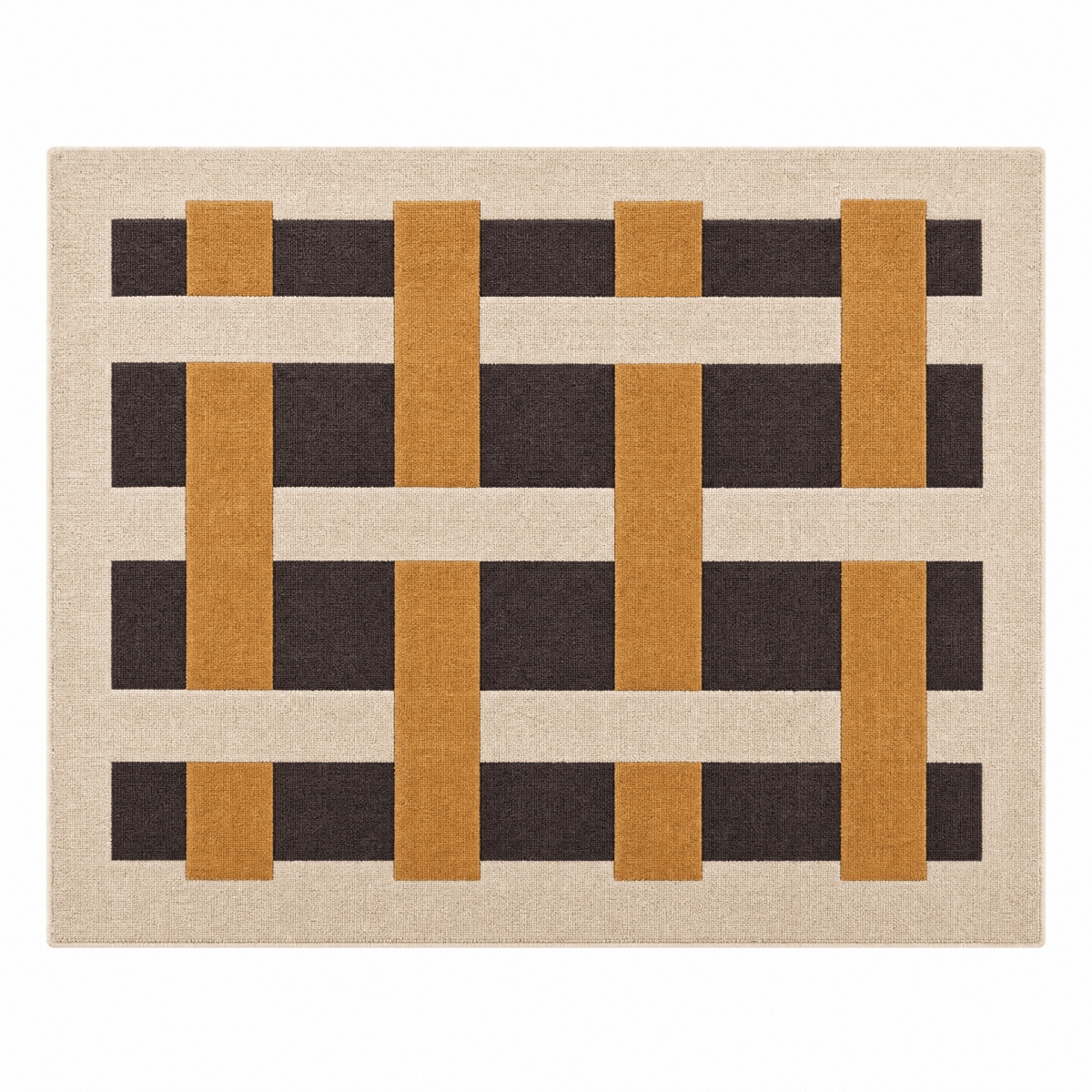 Interlock Lattice Tufted Rug - FURNIBLE.