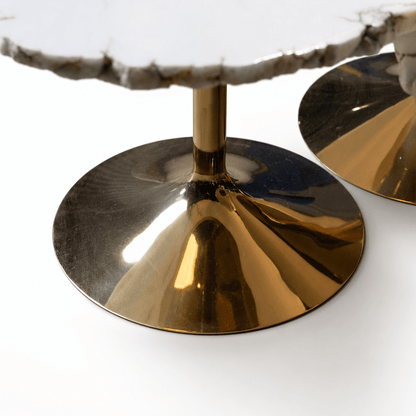 Isola Marble Table Set - FURNIBLE.