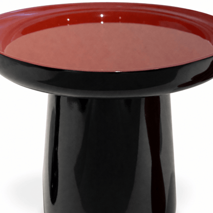 Lacquer Disc Accent Table - FURNIBLE.