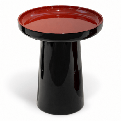 Lacquer Disc Accent Table - FURNIBLE.