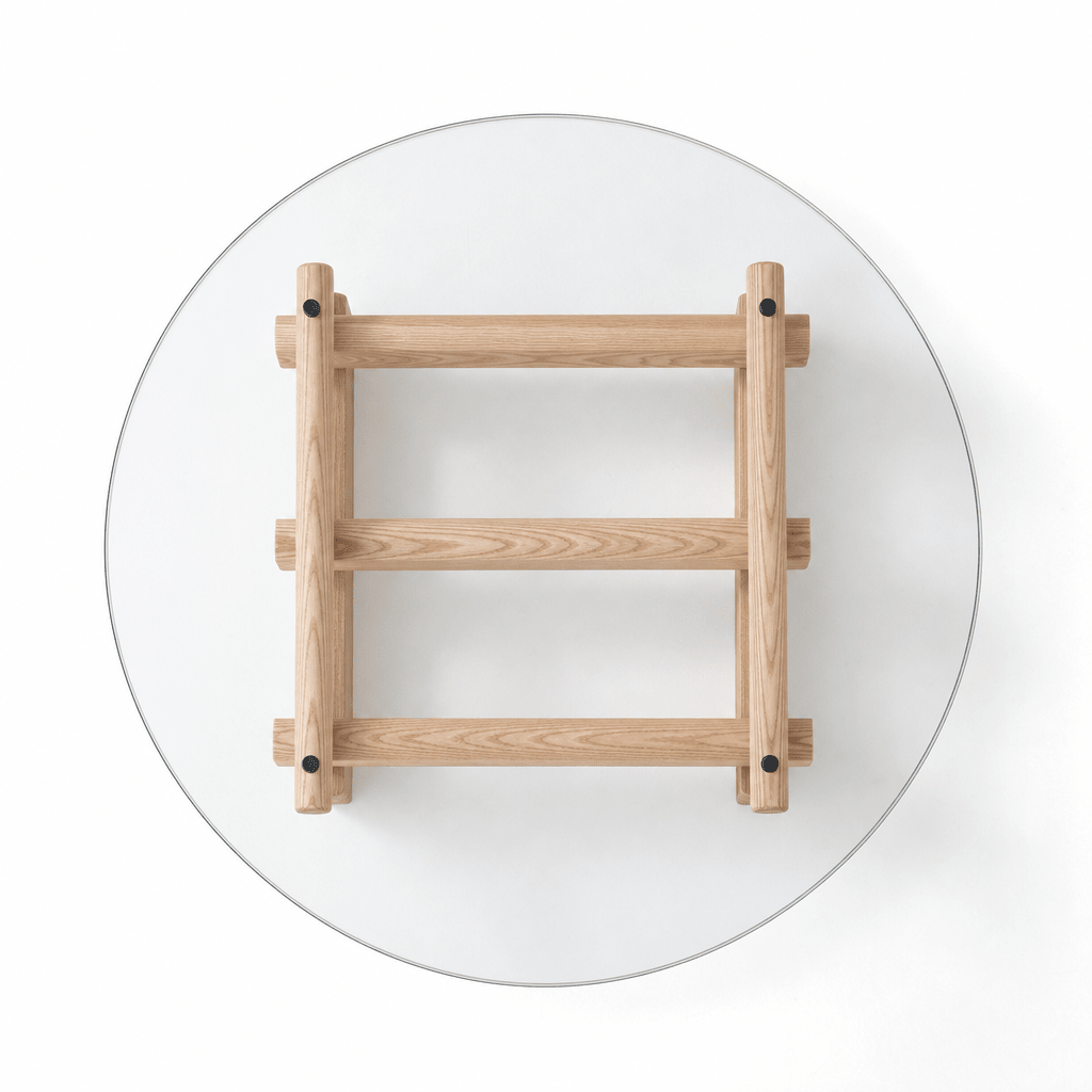 Lattice Glass Coffee Table - FURNIBLE.