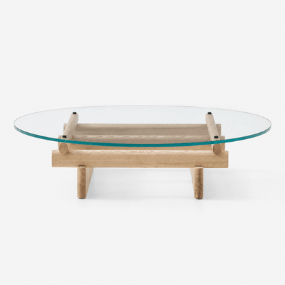 Lattice Glass Coffee Table - FURNIBLE.