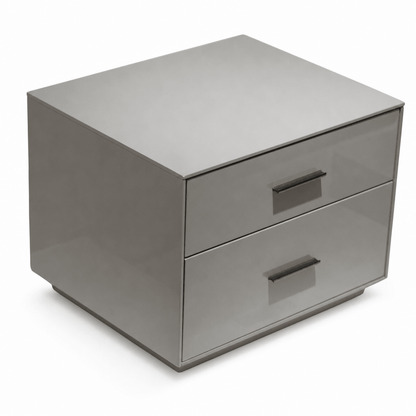 Minimalist Two-Drawer Nightstand - FURNIBLE.