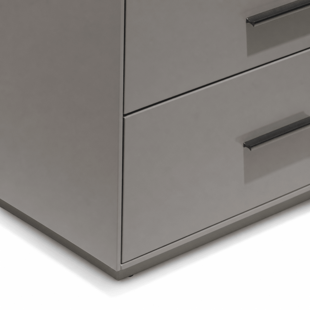 Minimalist Two-Drawer Nightstand - FURNIBLE.