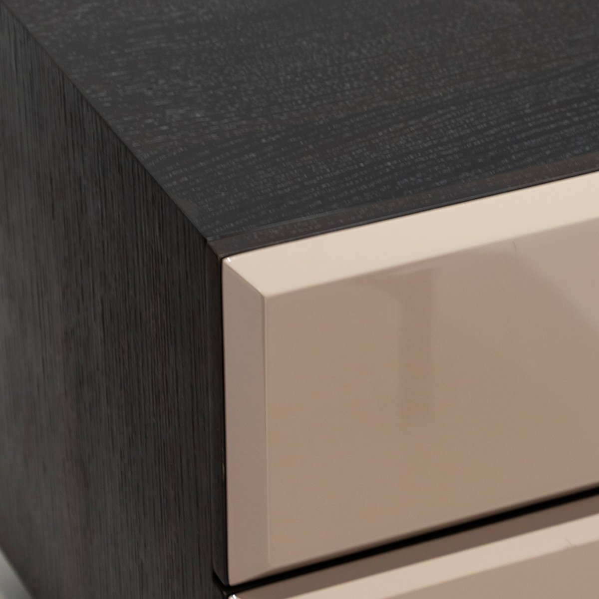 Modern Two - Tone Nightstand - FURNIBLE.