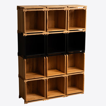 Modulo Oak Shelving - FURNIBLE.