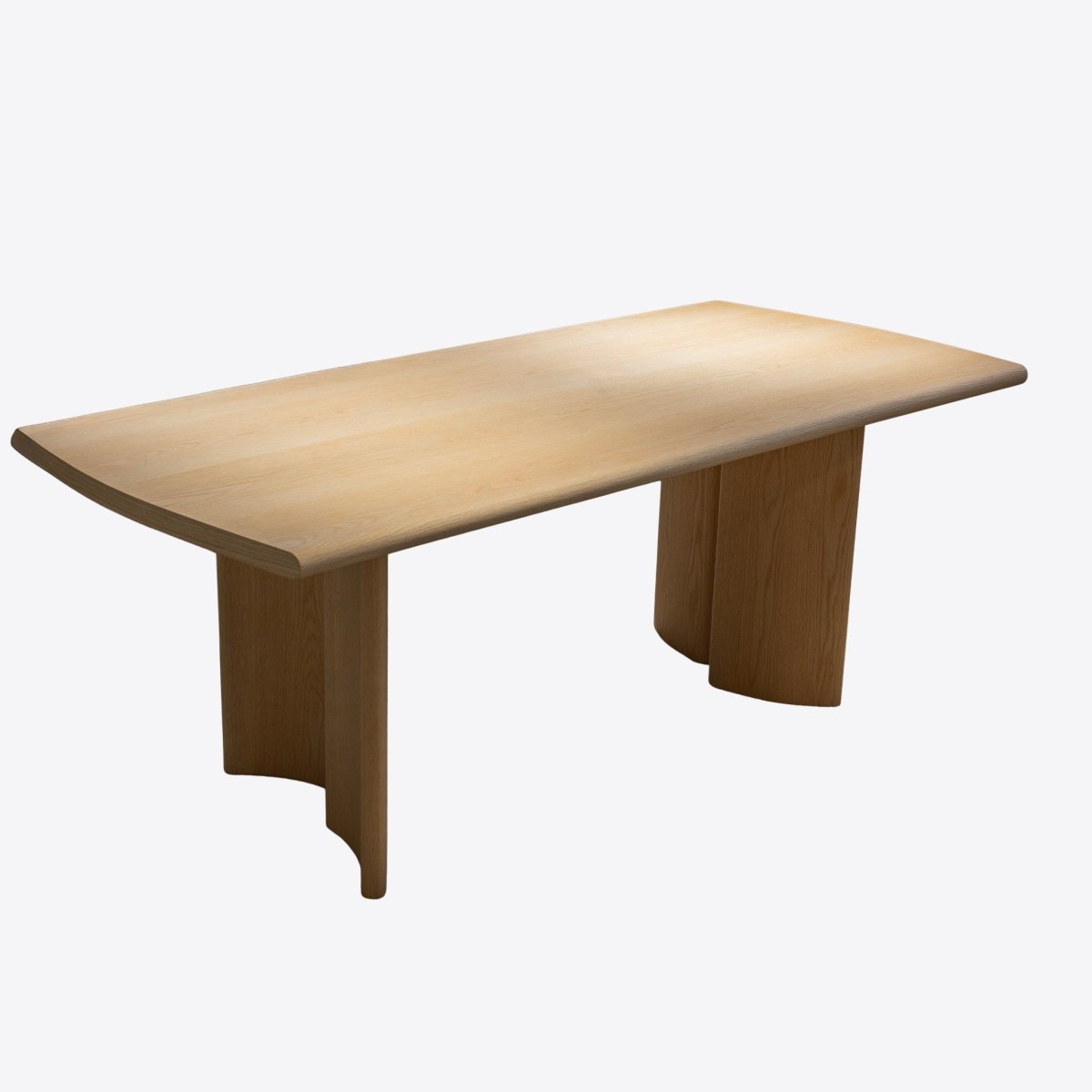 Monolithic Timber Dining Table - FURNIBLE.