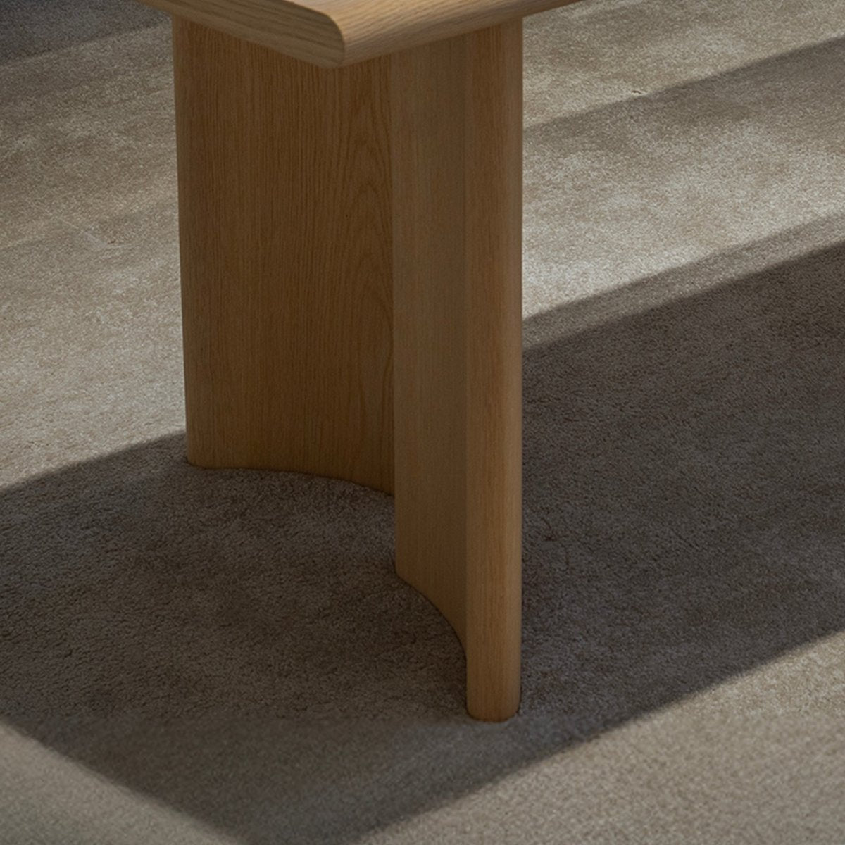 Monolithic Timber Dining Table - FURNIBLE.