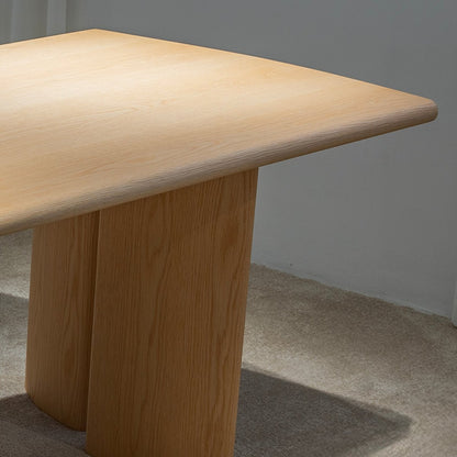 Monolithic Timber Dining Table - FURNIBLE.