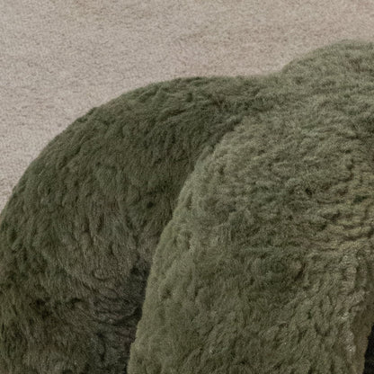 Moss Green Elemental Stool - FURNIBLE.