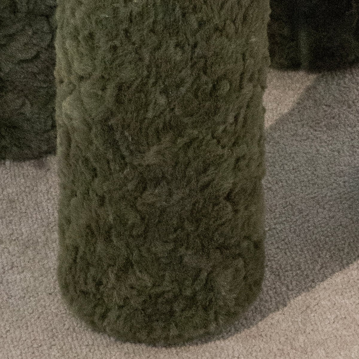 Moss Green Elemental Stool - FURNIBLE.
