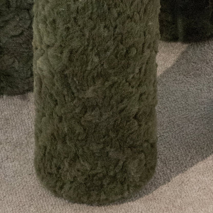 Moss Green Elemental Stool - FURNIBLE.