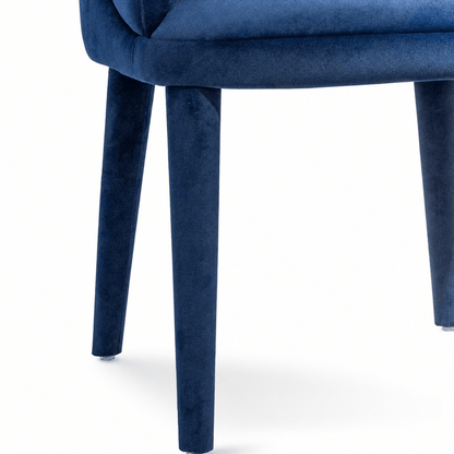 Navy Velvet Armchair - FURNIBLE.