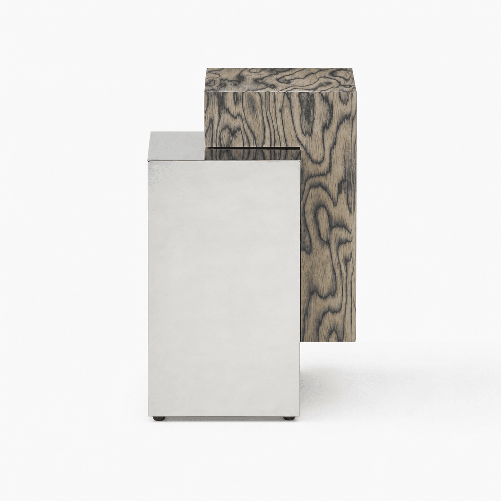 Offset Block Accent Table - FURNIBLE.