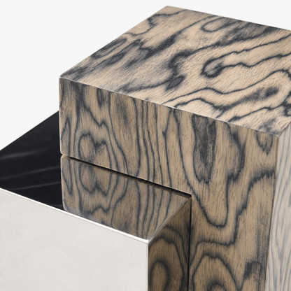 Offset Block Accent Table - FURNIBLE.