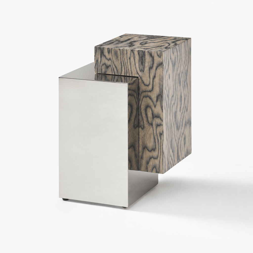 Offset Block Accent Table - FURNIBLE.