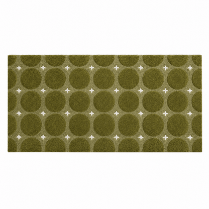 Olive Dot Runner Rug - FURNIBLE.