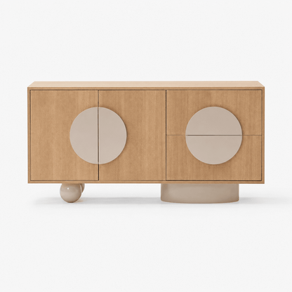 Orbit White Oak Sideboard - FURNIBLE.
