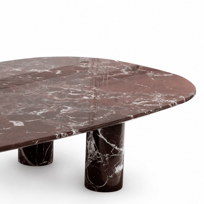 Oxblood Marble Coffee Table - FURNIBLE.