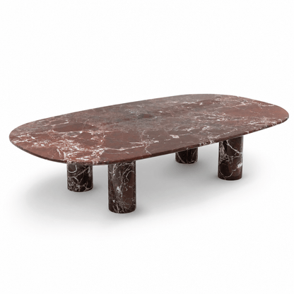 Oxblood Marble Coffee Table - FURNIBLE.