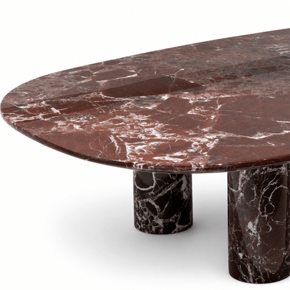 Oxblood Marble Coffee Table - FURNIBLE.