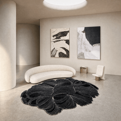 Petal Linework Rug - FURNIBLE.