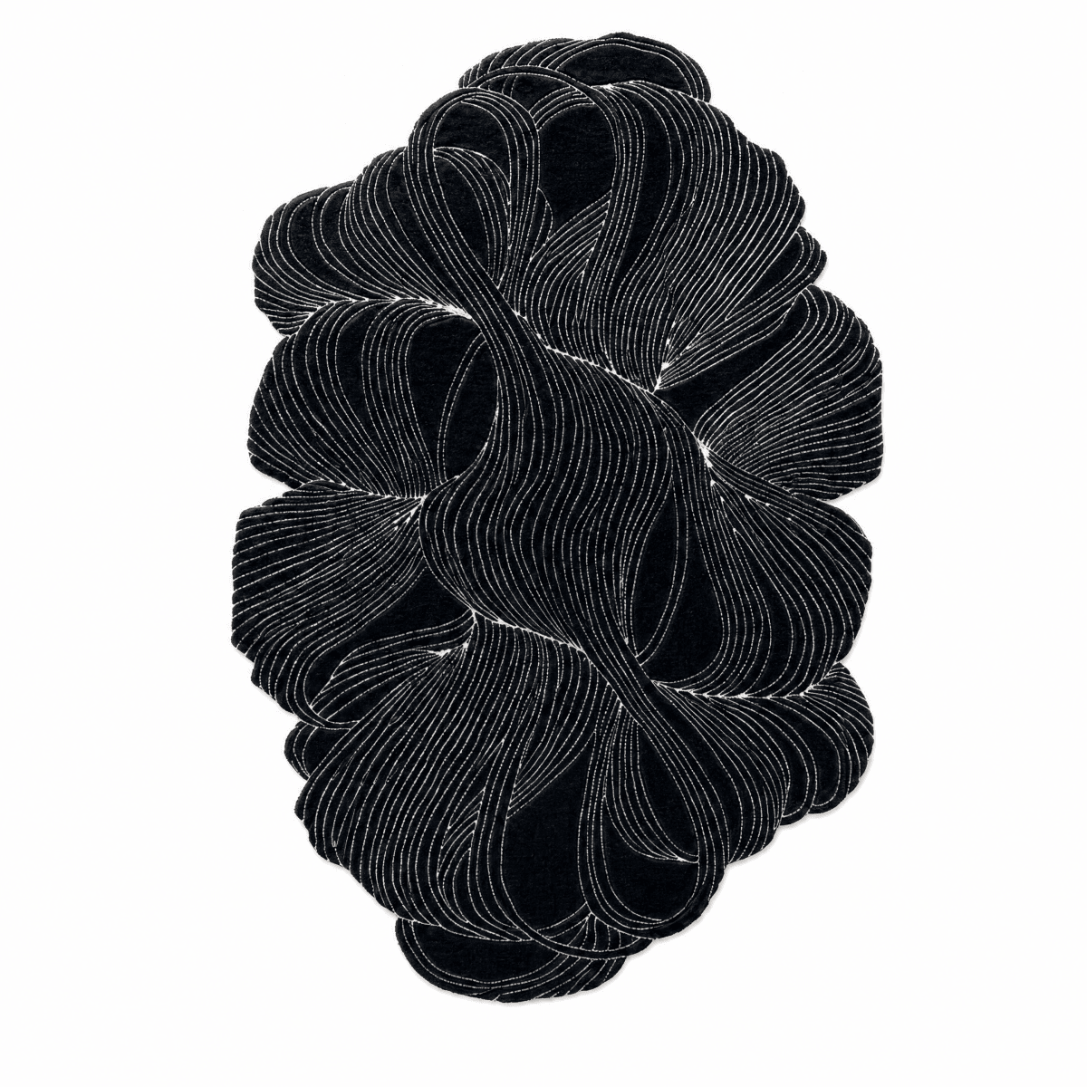Petal Linework Rug - FURNIBLE.