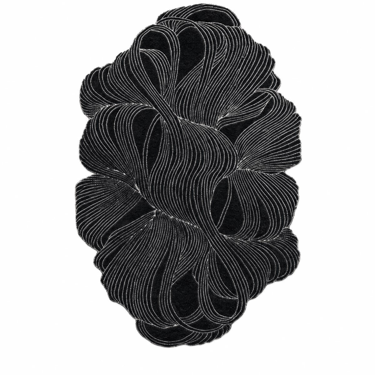 Petal Linework Rug - FURNIBLE.