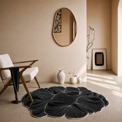 Petal Linework Rug - FURNIBLE.