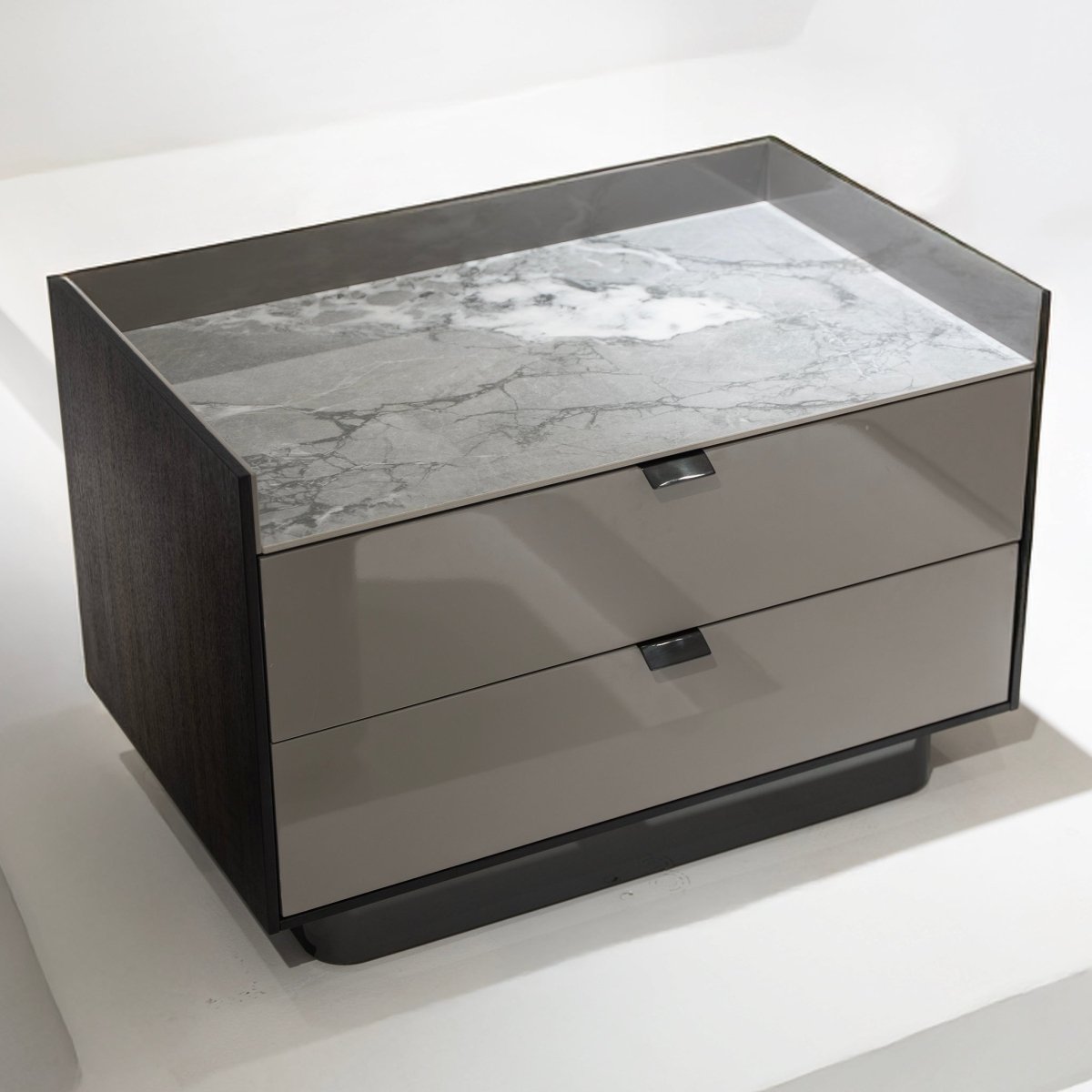 Refined Marble Nightstand - FURNIBLE.
