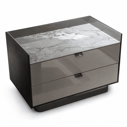 Refined Marble Nightstand - FURNIBLE.
