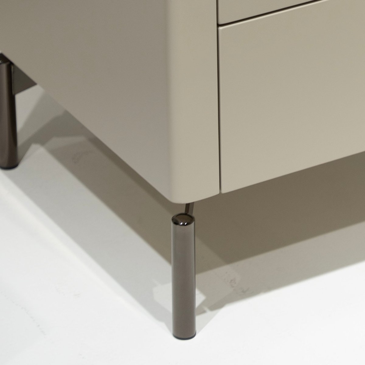 Refined Rectangular Nightstand - FURNIBLE.