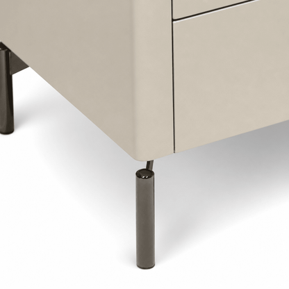 Refined Rectangular Nightstand - FURNIBLE.