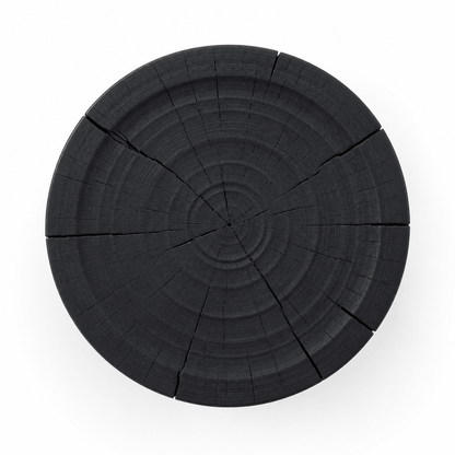 Ripple Charred Side Table - FURNIBLE.