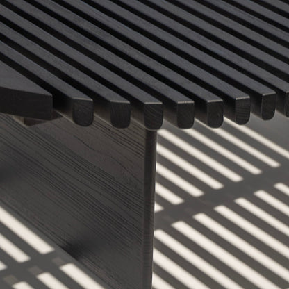 Rivulet Slatted Coffee Table - FURNIBLE.