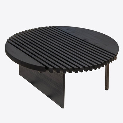 Rivulet Slatted Coffee Table - FURNIBLE.