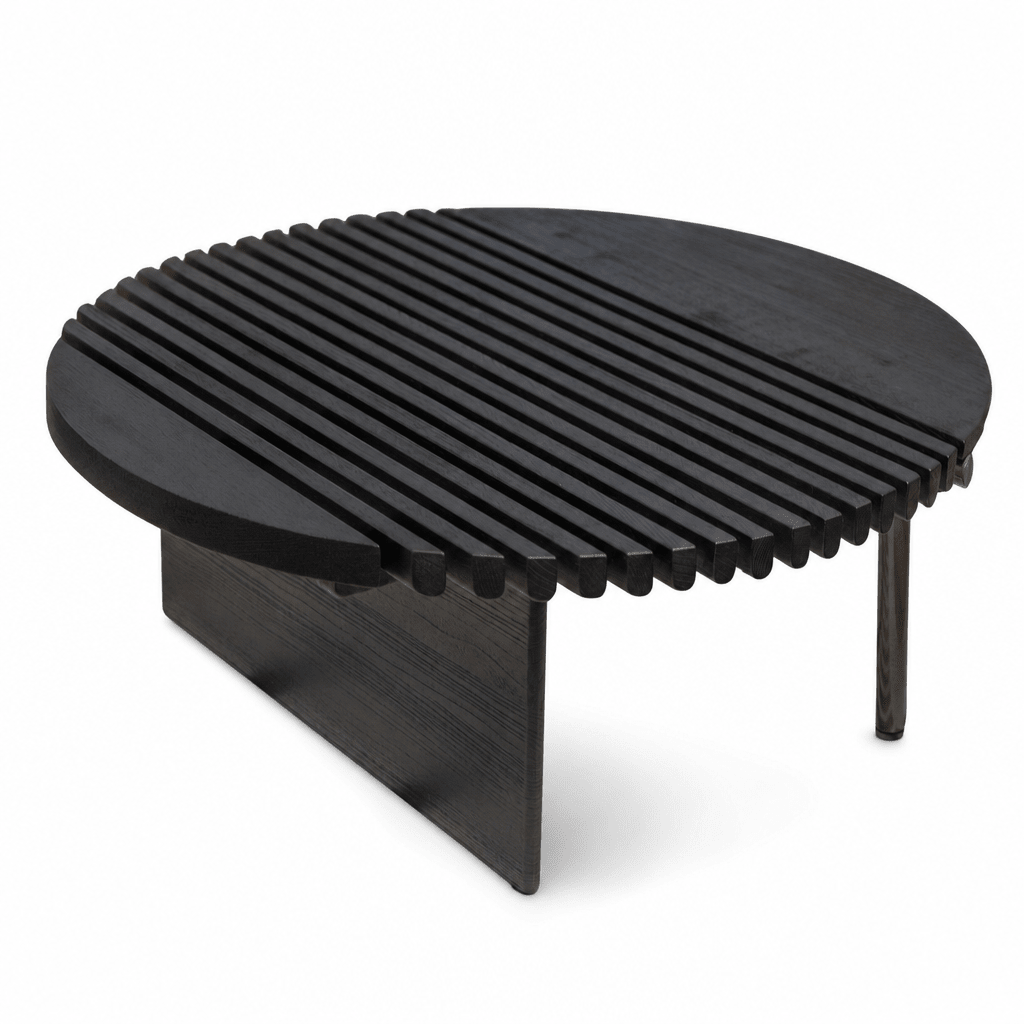 Rivulet Slatted Coffee Table - FURNIBLE.
