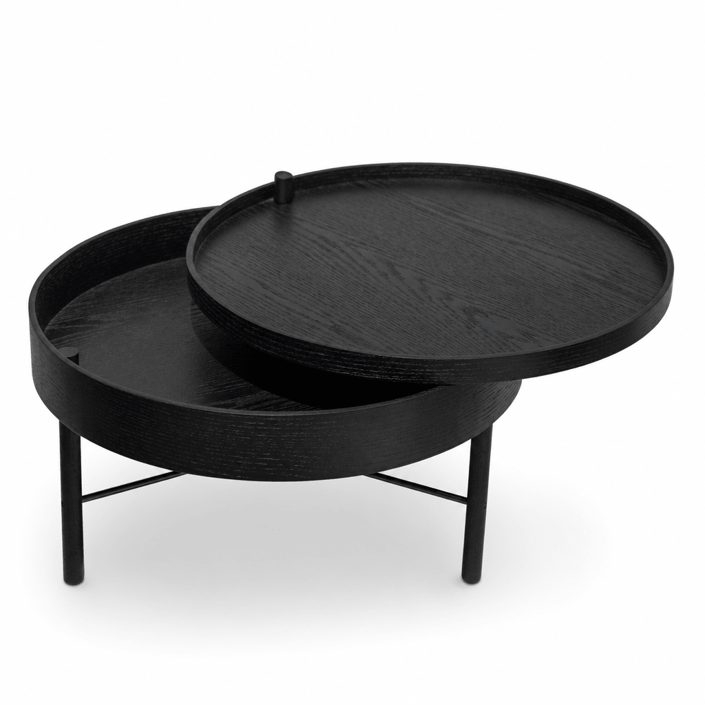 Rotating Tier Side Table - FURNIBLE.
