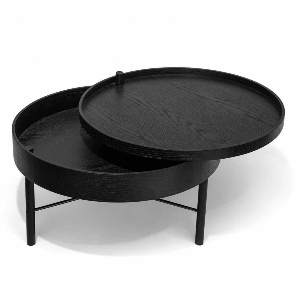Rotating Tier Side Table - FURNIBLE.
