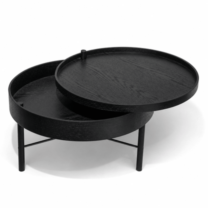 Rotating Tier Side Table - FURNIBLE.