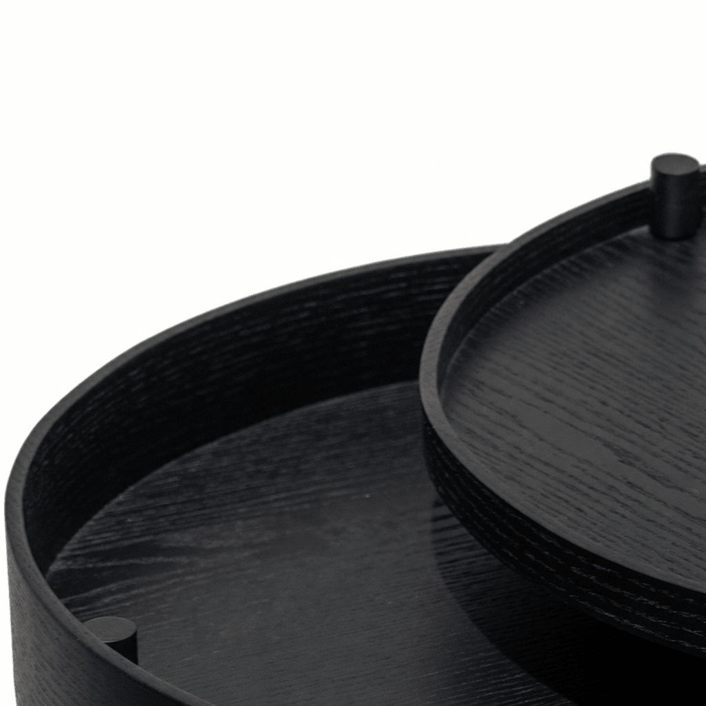 Rotating Tier Side Table - FURNIBLE.