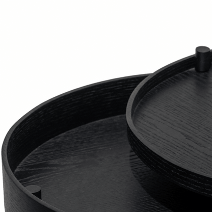Rotating Tier Side Table - FURNIBLE.