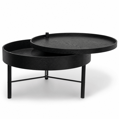 Rotating Tier Side Table - FURNIBLE.