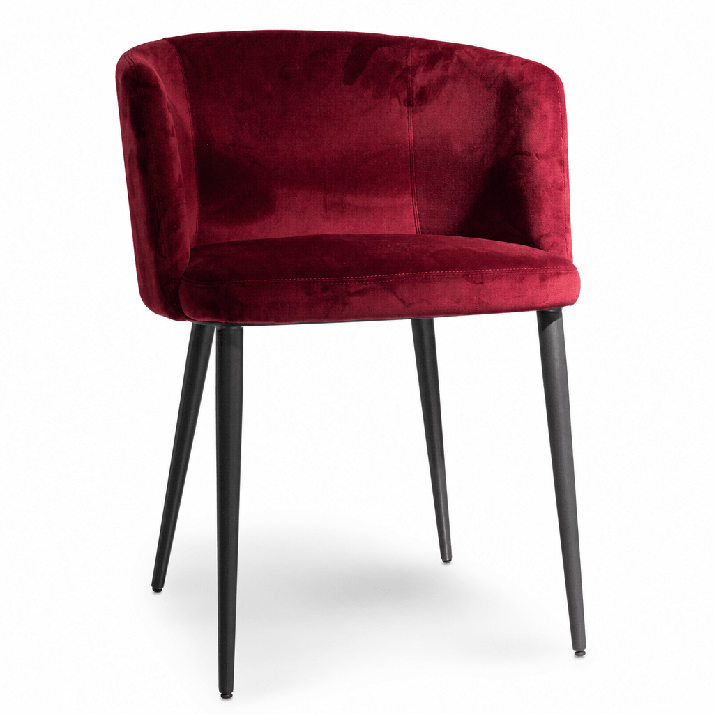 Ruby Velvet Dining Chair - FURNIBLE.